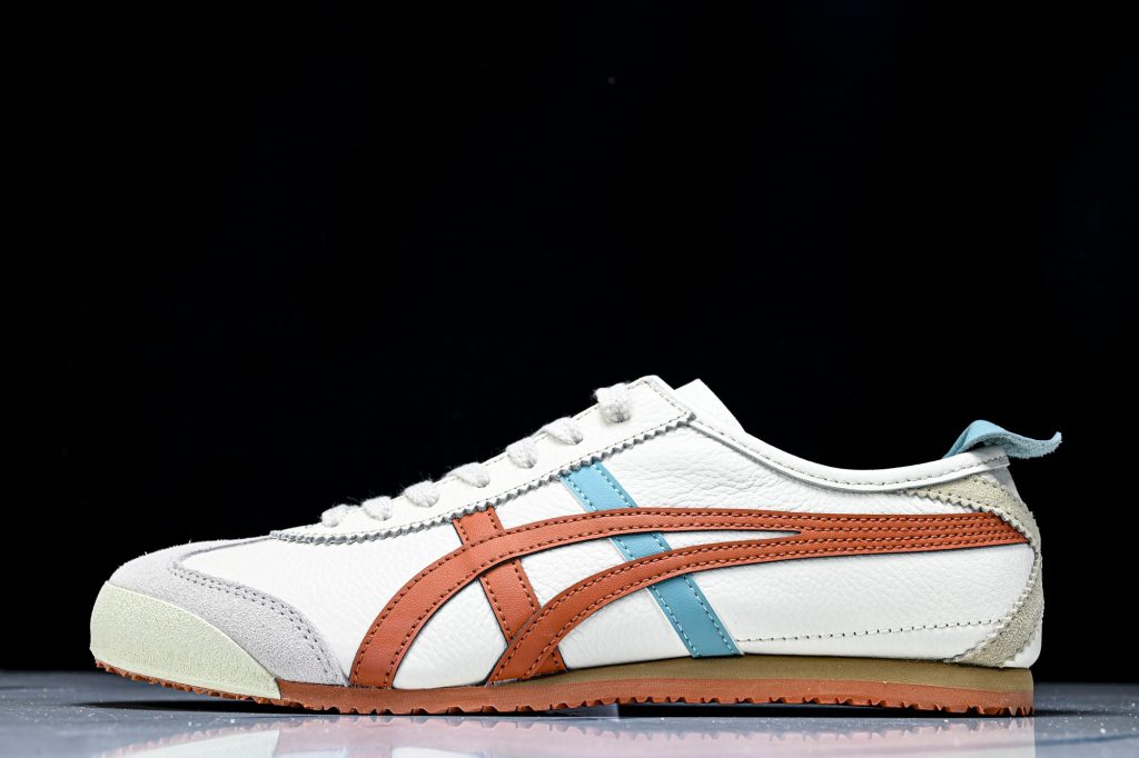 Onitsuka Tiger Mexico 66 Blanco  Naranja  Azul Celeste