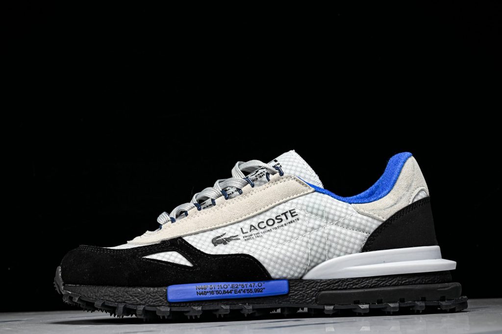 Lacoste Elite Active Blanco / Negro / Azul Royal