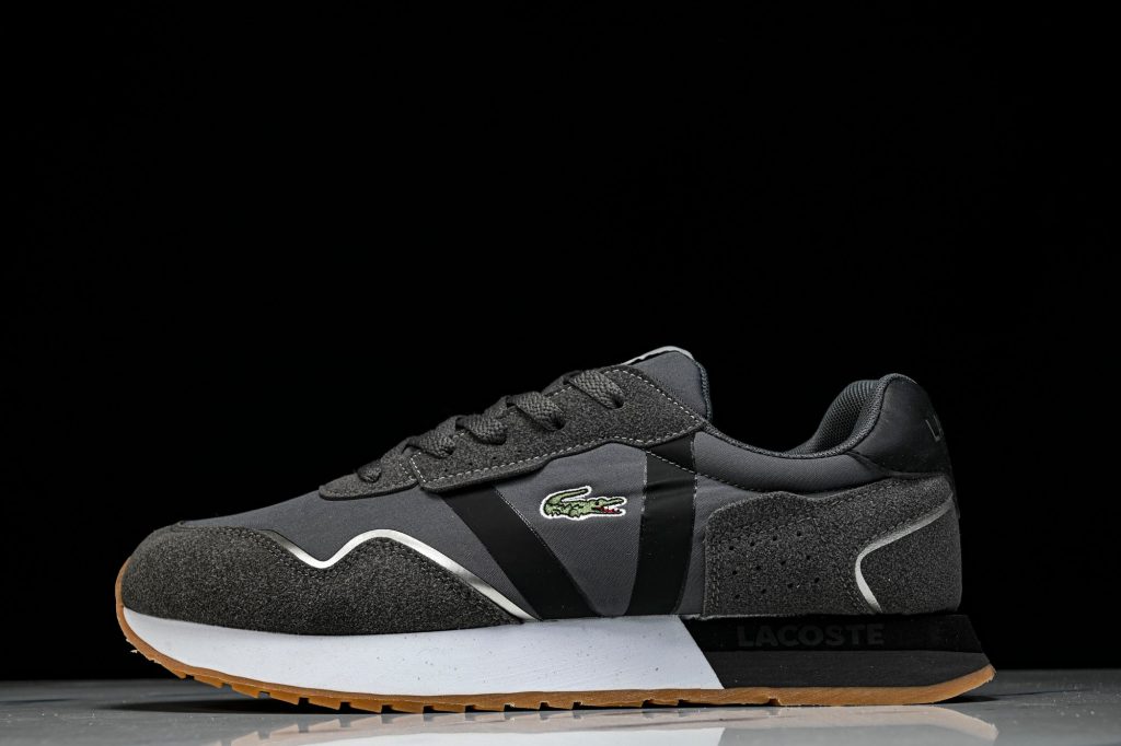 Lacoste Elite   Active Gris Oscuro / Negro / Blanco