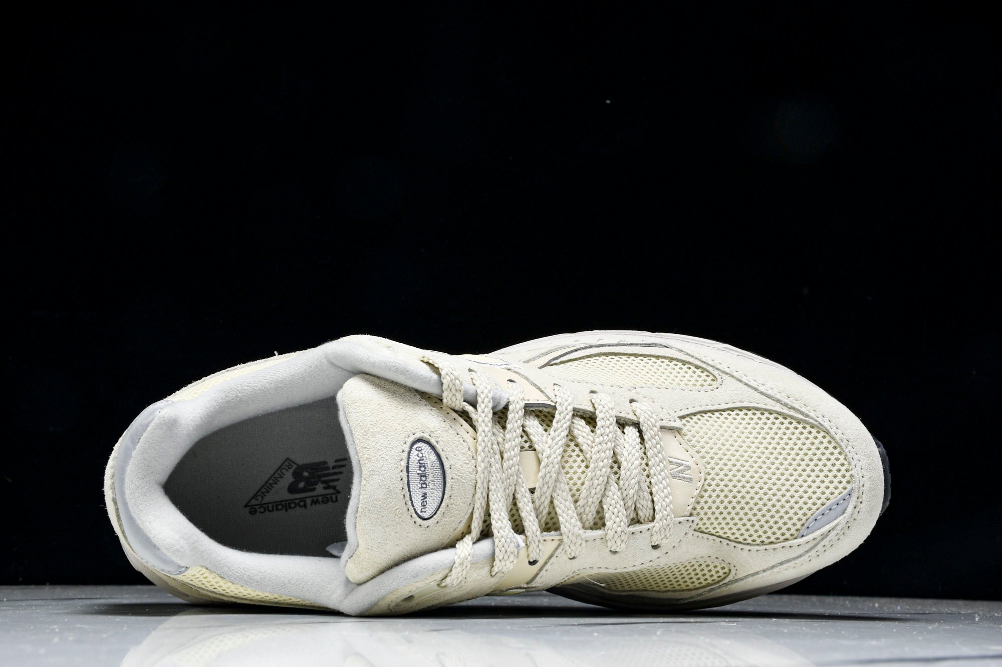 NB 2002R Hueso / Blanco Roto / Azul Marino - Imagen 3