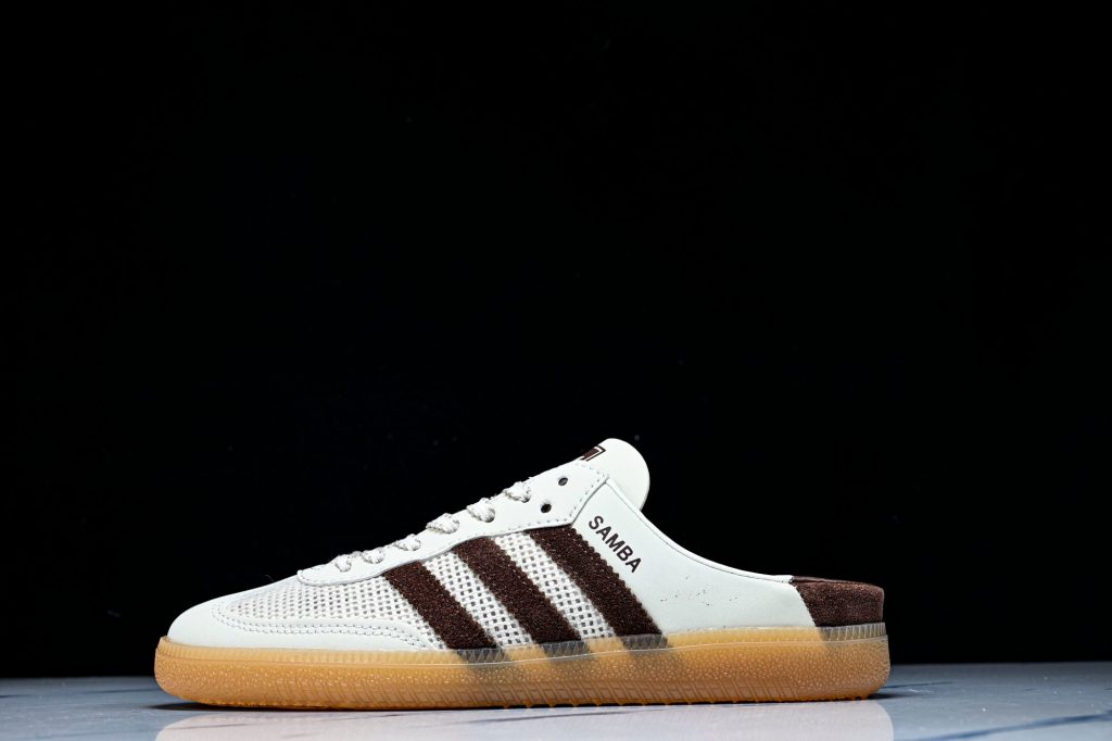 adidas Samba OG Mule Blanco / Marrón