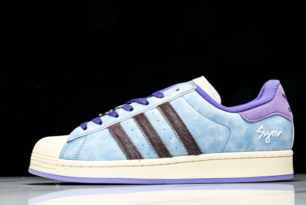adidas Superstar II Azul Cielo / Morado / Marrón