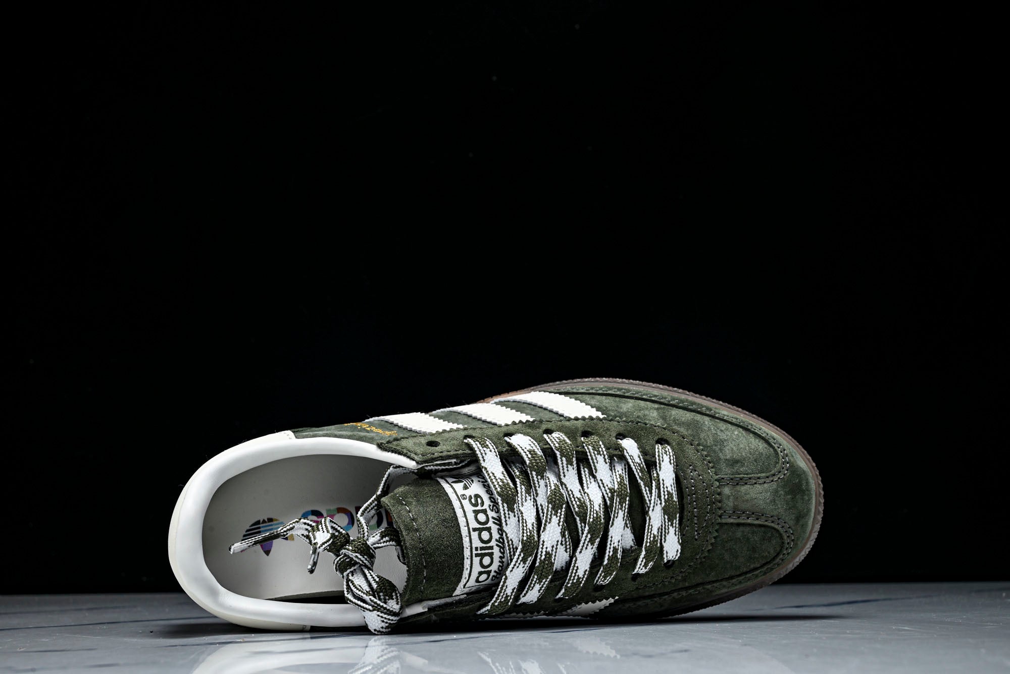 adidas Handball Spezial Verde Oliva / Blanco - Imagen 3