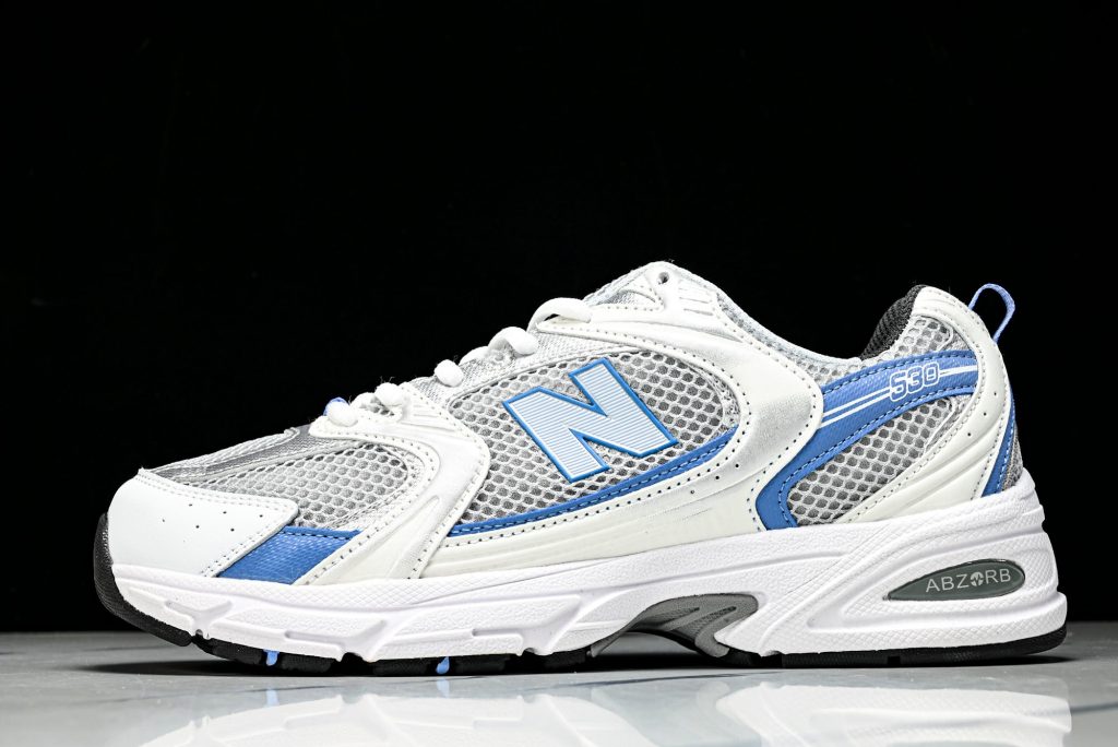 NB 530 Blanco / Azul
