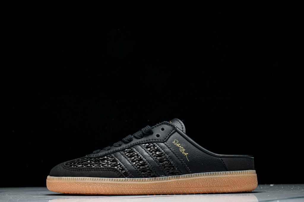 adidas Samba OG Mule Negro / Dorado