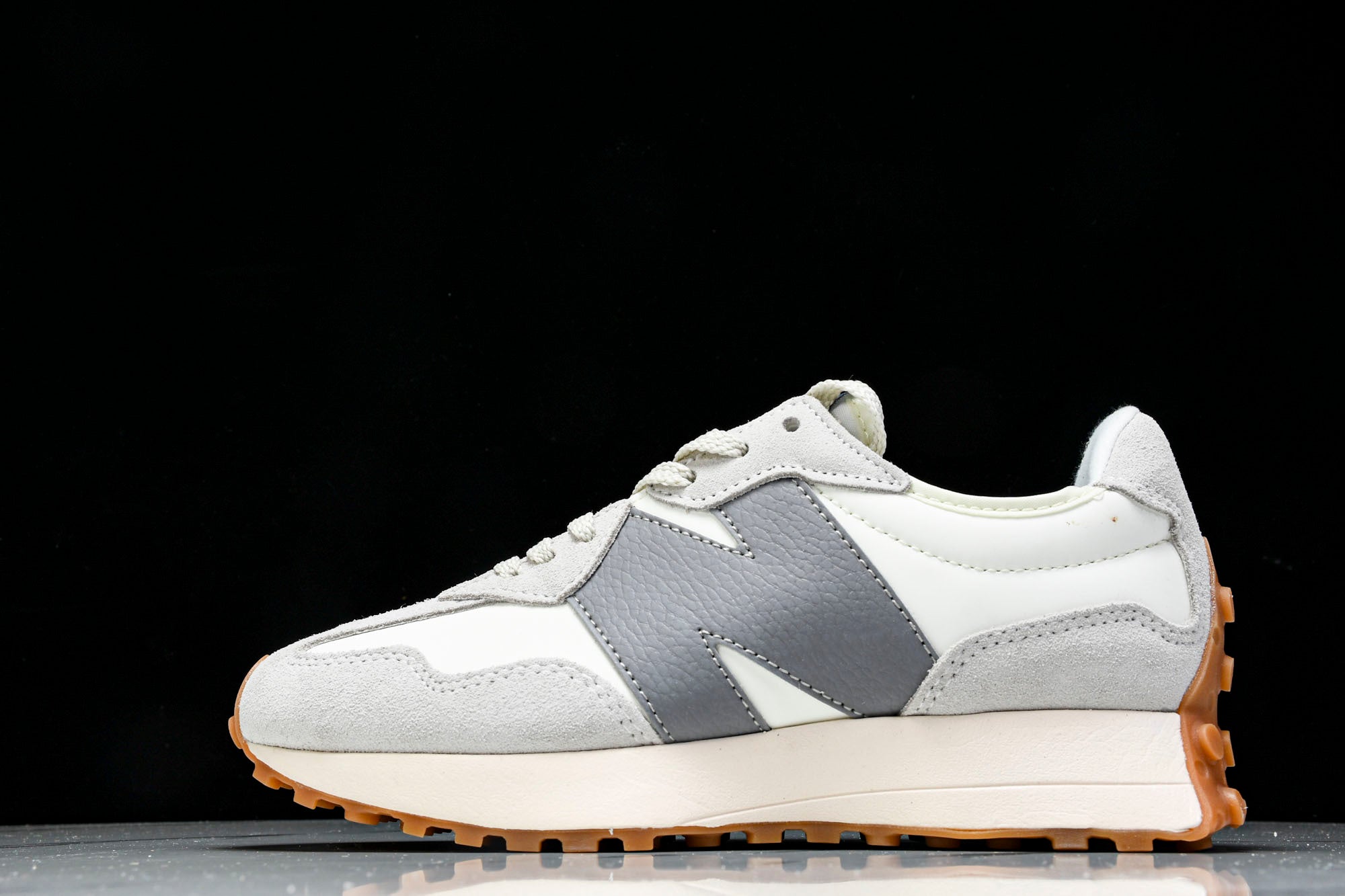 NB 327 Blanco / Gris
