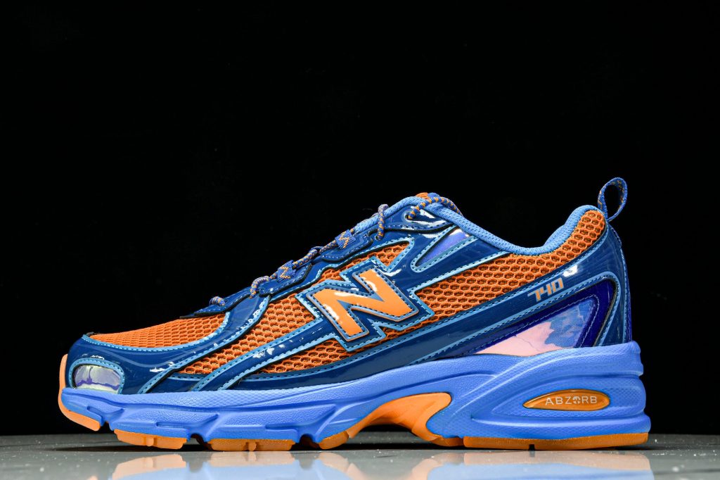 NB 740 Azul Marino / Naranja / Azul Claro