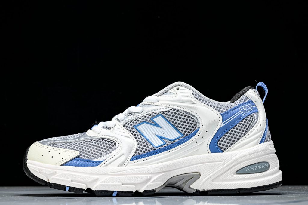 NB 530 Blanco / Azul
