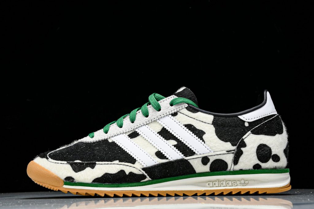 adidas SL 72 OG W Cow Print Blanco / Negro / Verde