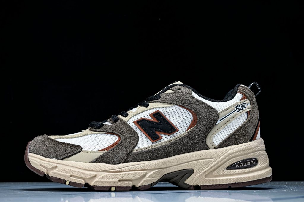 NB 530 Blanco / Marrón / Beige
