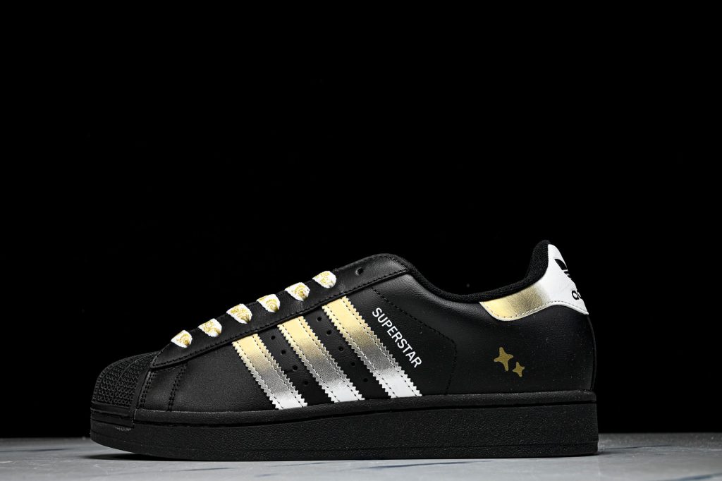 adidas Superstar II J Negro / Blanco / Dorado