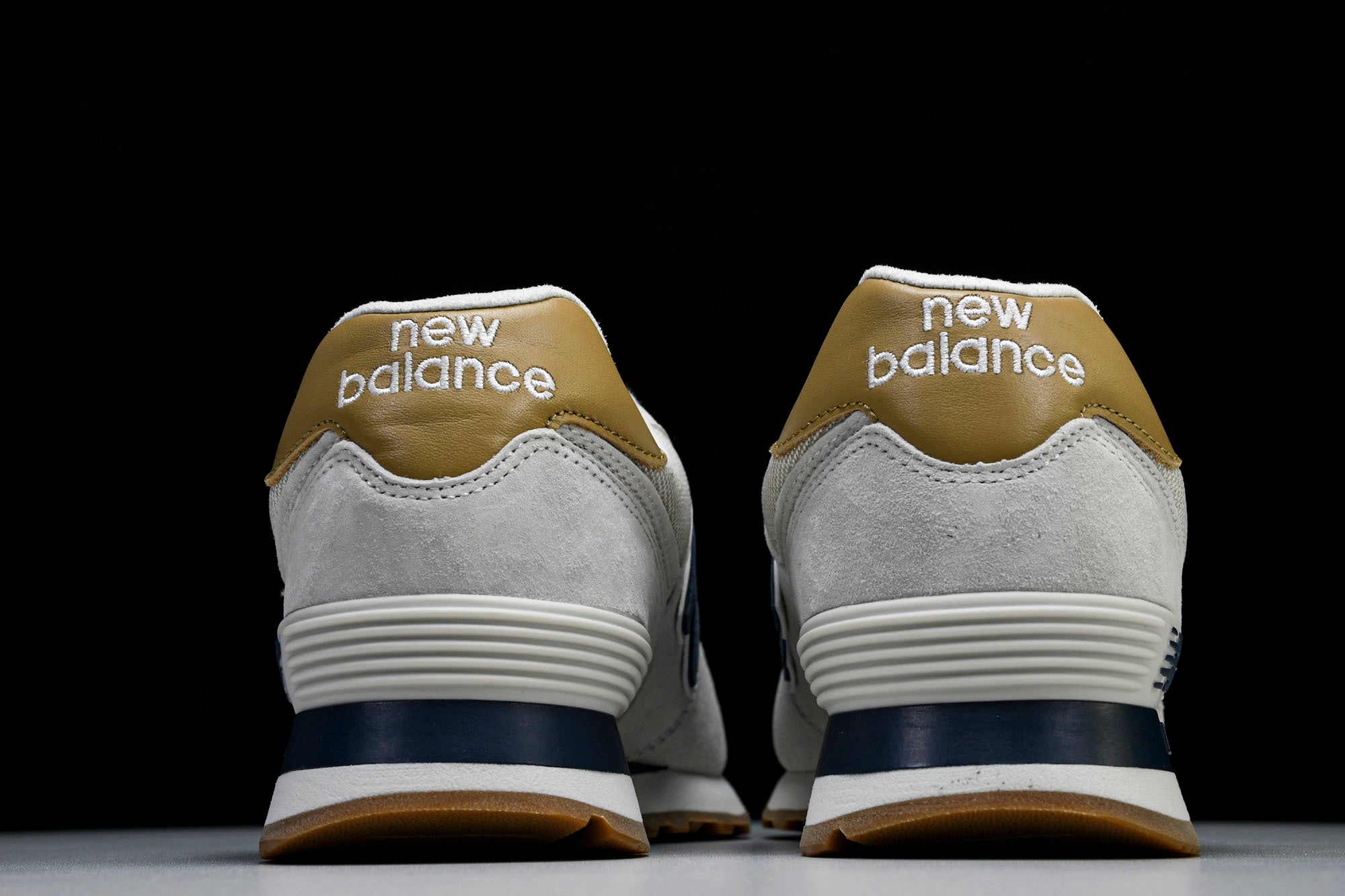NB 574 Gris / Azul Marino / Dorado - Imagen 5