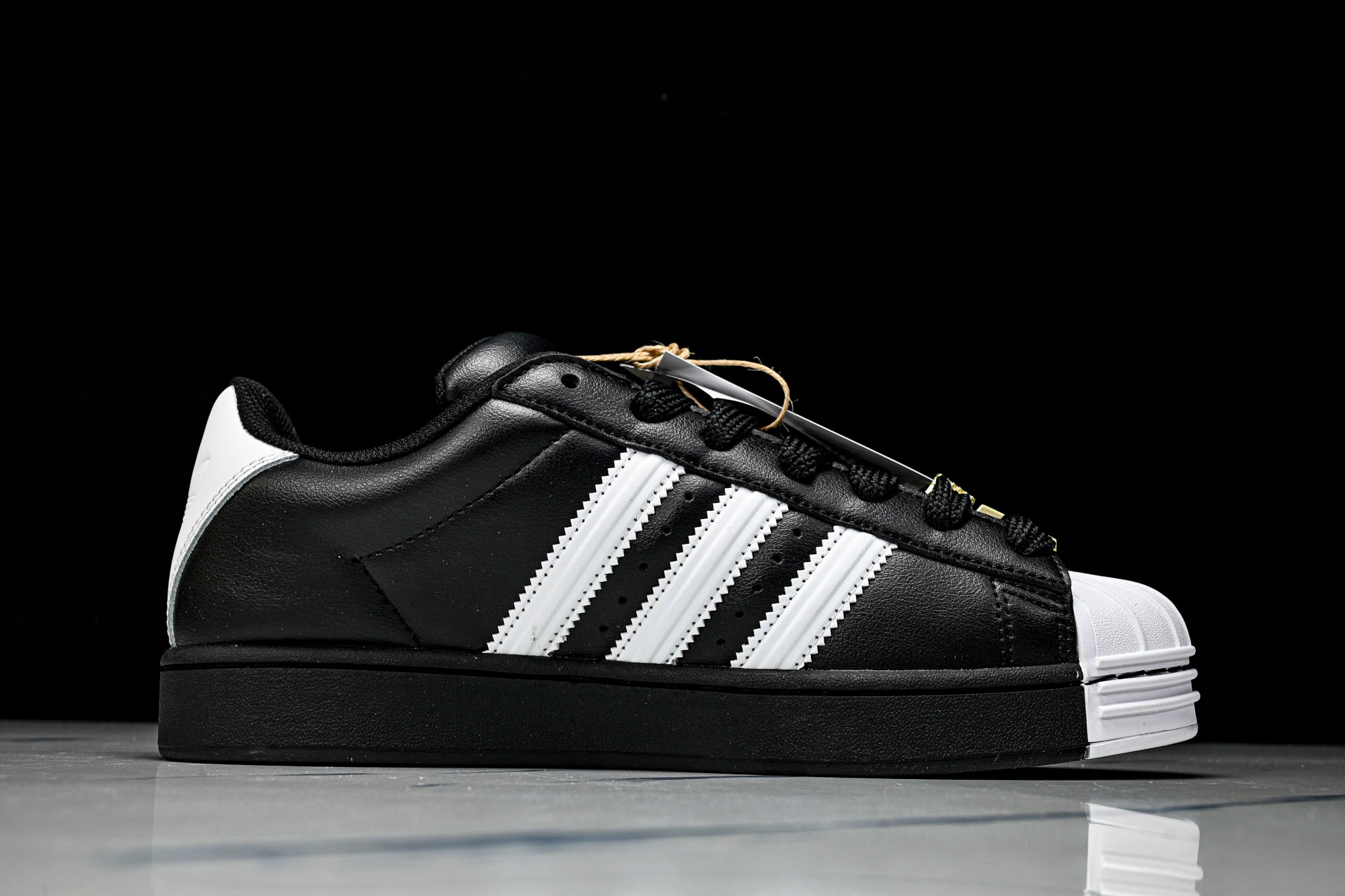 adidas Superstar ST W Negro / Blanco / Dorado - Imagen 2