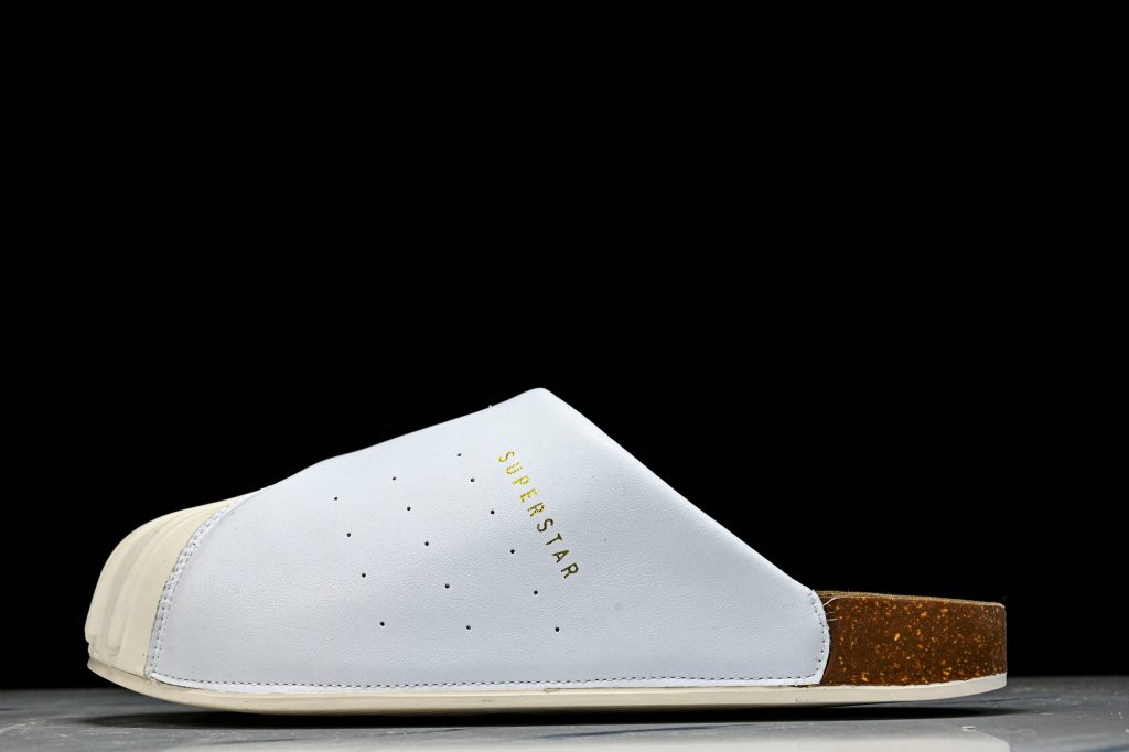 adidas Adimule Superstar de Piel Blanco Roto / Blanco