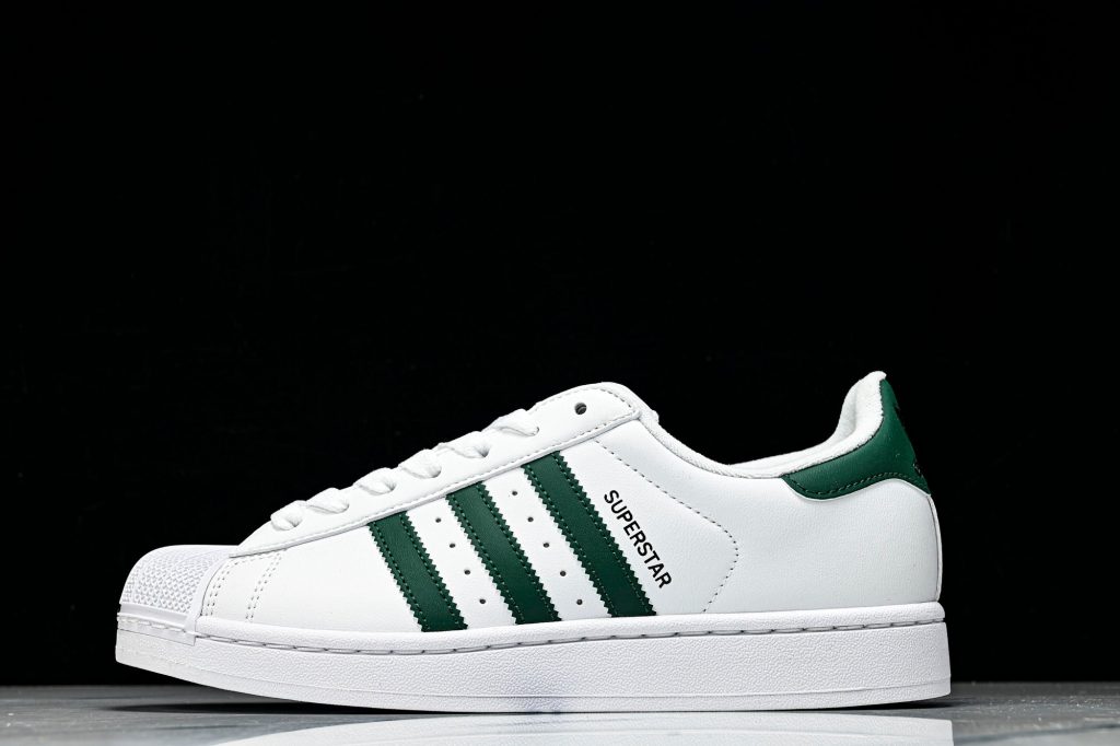 adidas Superstar II Blanco / Verde Oscuro