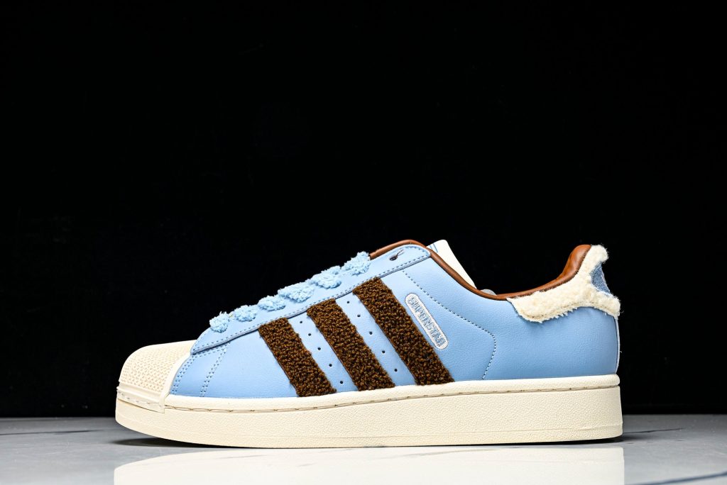 adidas Superstar II Azul claro / Marrón / Crudo