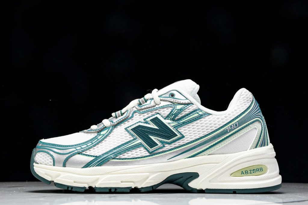 NB 740 Blanco / Verde Azulado / Verde Menta