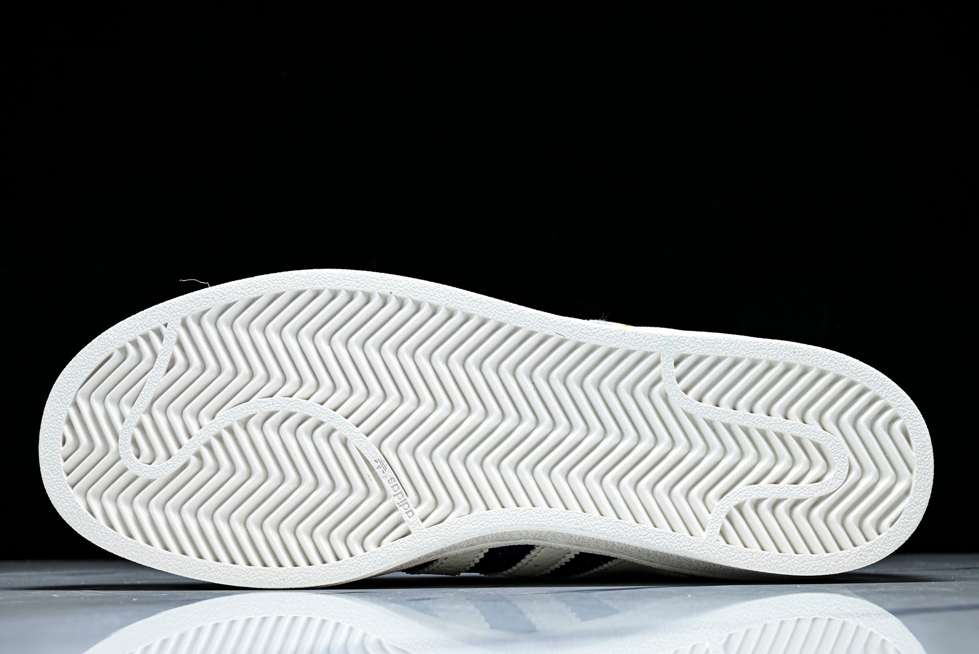 adidas Superstar II Blanco roto / Azul marino / Dorado - Imagen 4