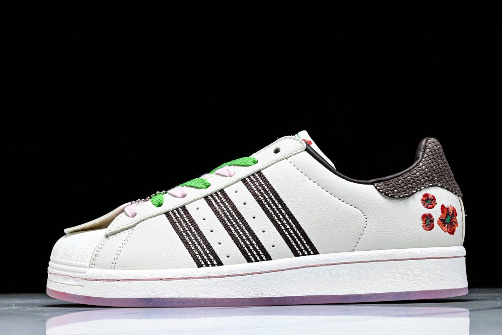 adidas Superstar II Blanco / Negro / Verde