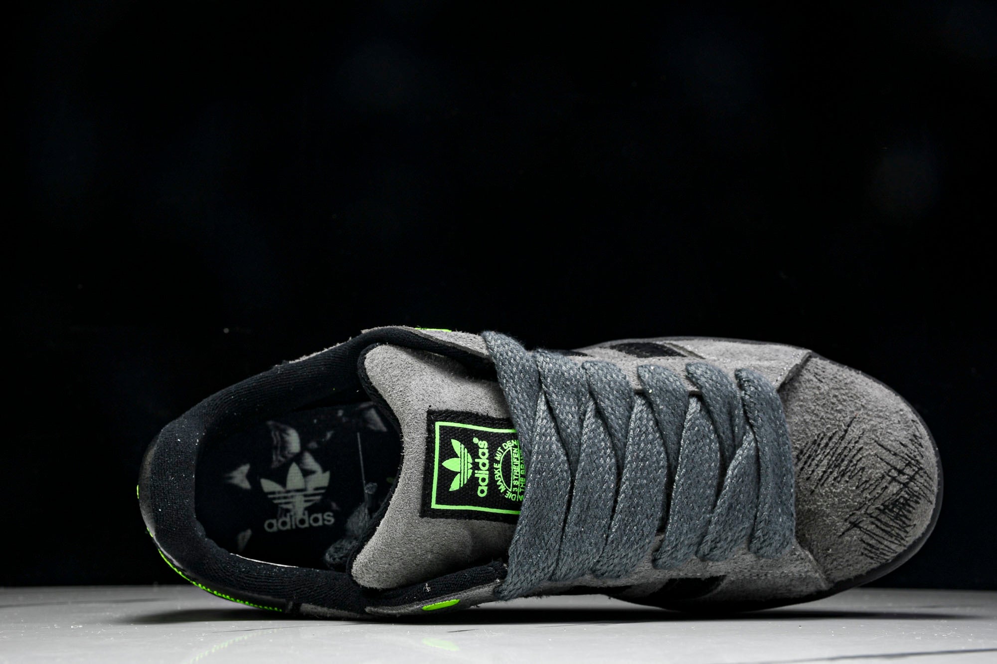 adidas Campus 00s Gris / Negro / Verde - Imagen 3