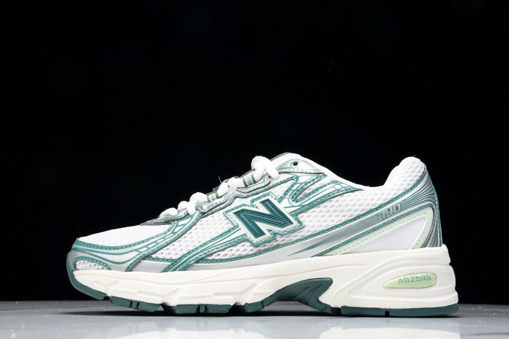 NB 740 Blanco / Verde Azulado / Verde Menta