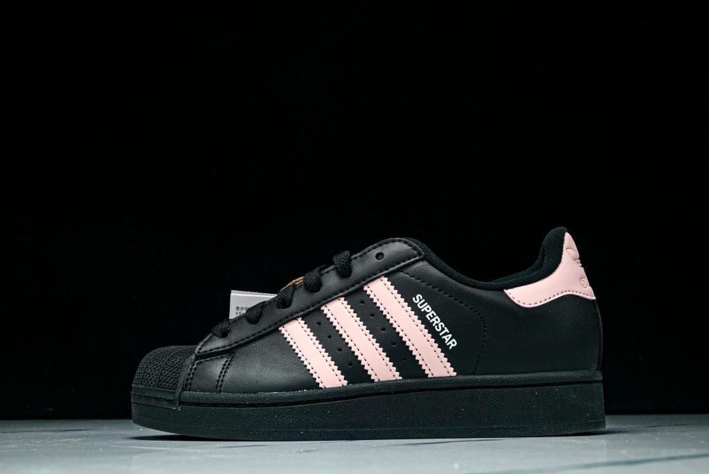 adidas Superstar II J Negro / Rosa Claro