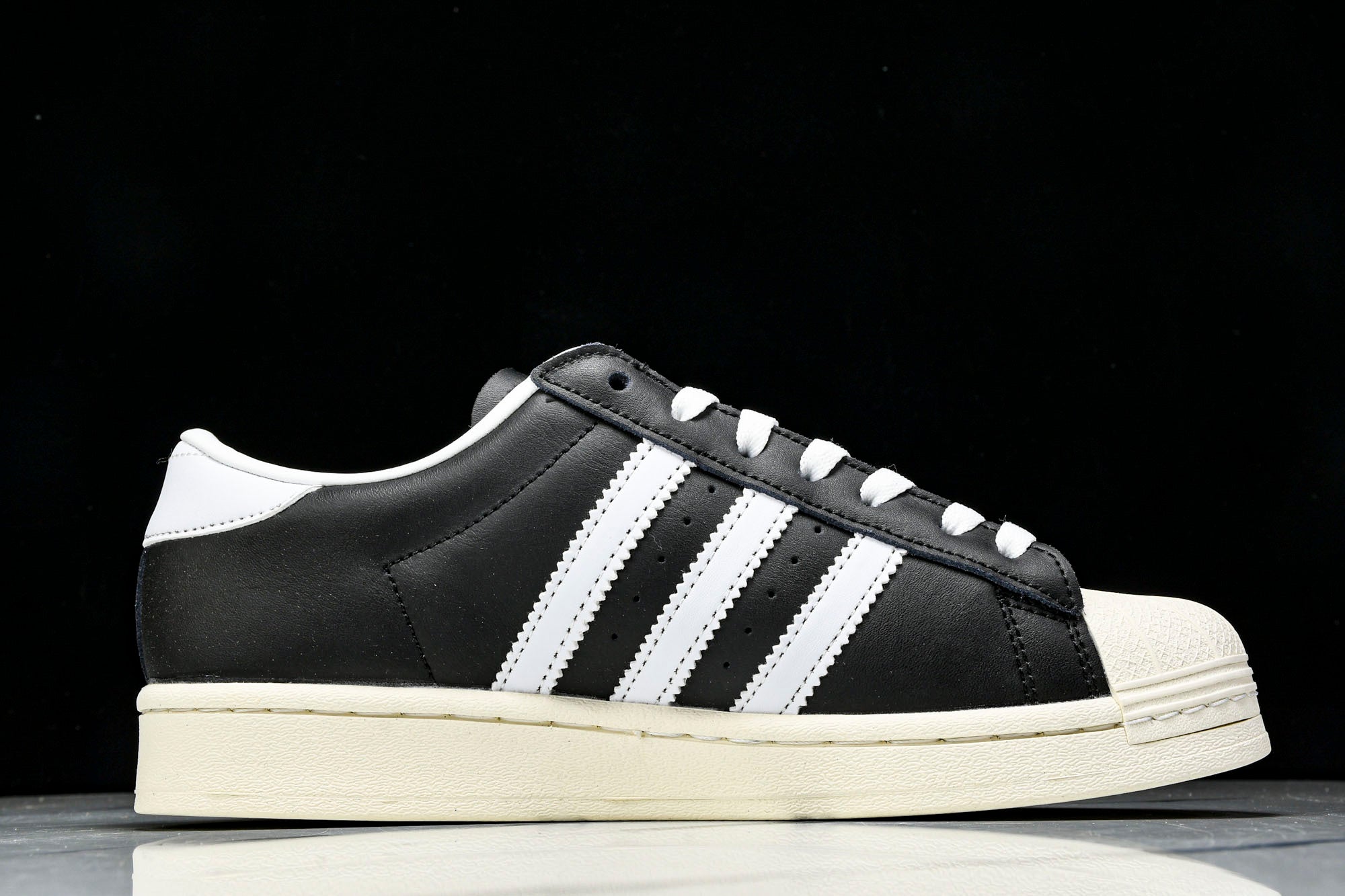 adidas Superstar Vintage Made in Germany Blanco / Negro / Crudo - Imagen 2