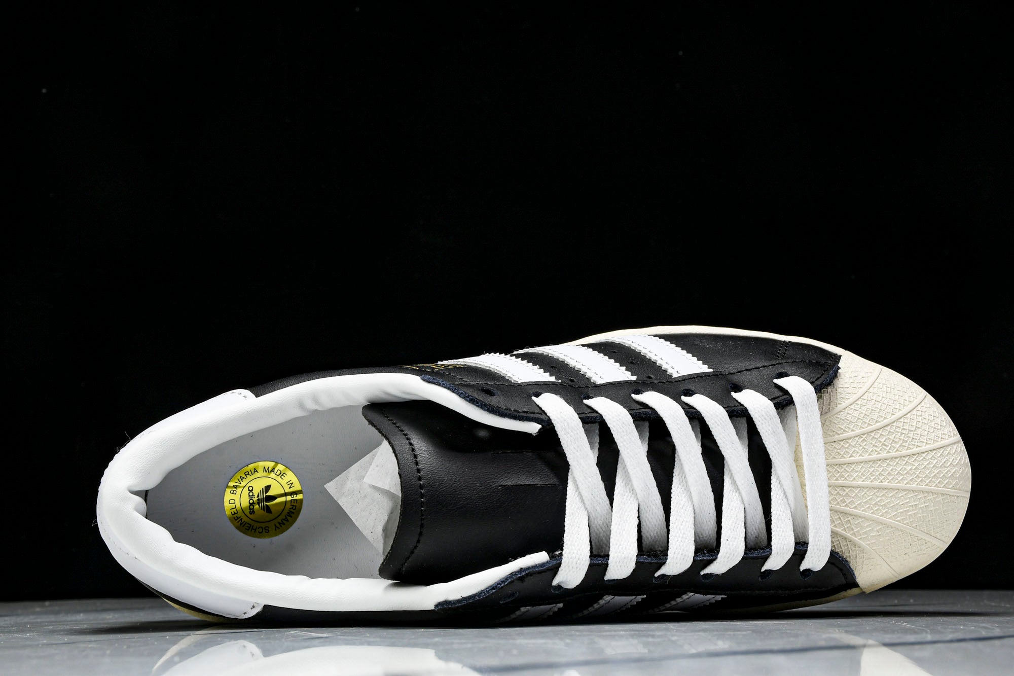adidas Superstar Vintage Made in Germany Blanco / Negro / Crudo - Imagen 3