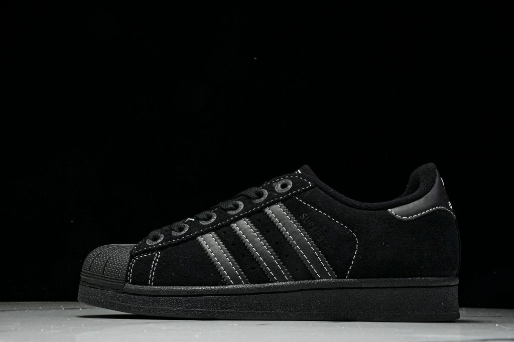adidas Superstar II Negro / Gris Oscuro