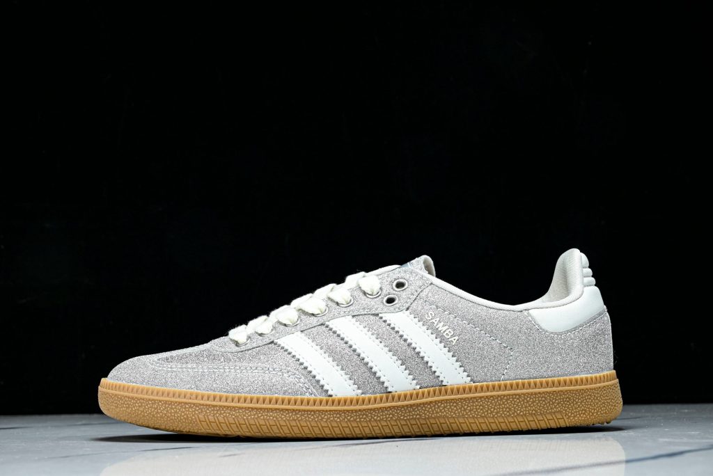 adidas Samba Plateado / Blanco