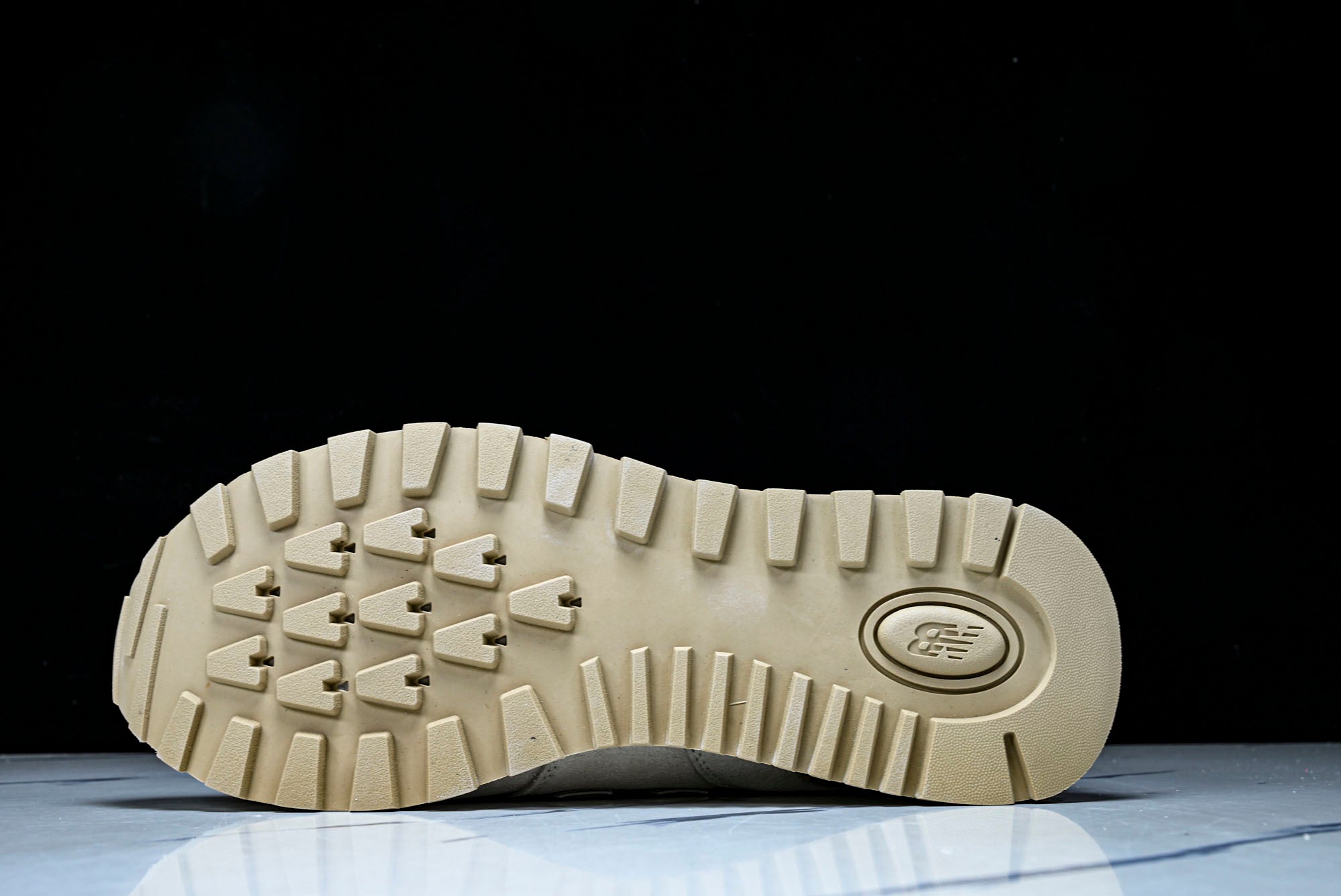 NB 574 Blanco Roto / Beige / Azul Marino - Imagen 4
