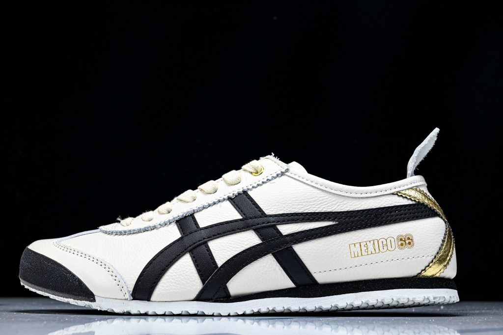 Onitsuka Tiger Mexico 66 Blanco / Negro / Dorado