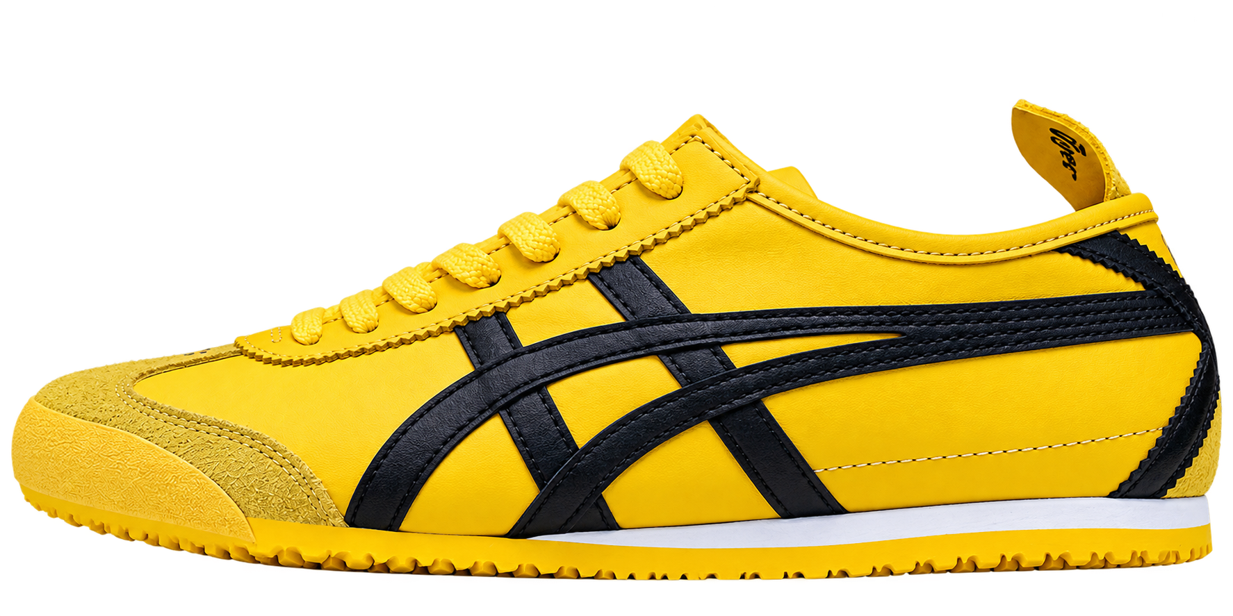 Zapatilla amarilla y negra Onitsuka Tiger Mexico 66